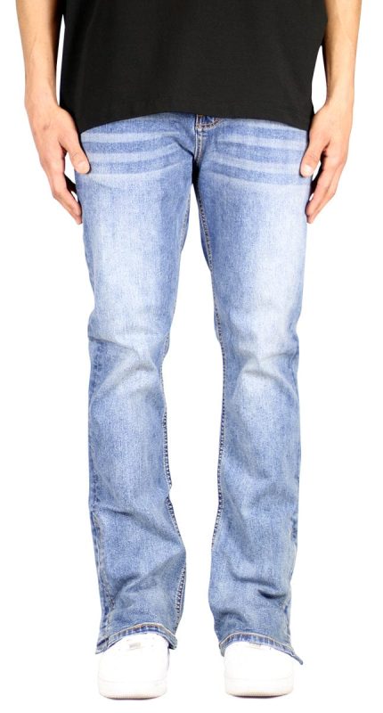 M.Blue Flare Zipper Jeans