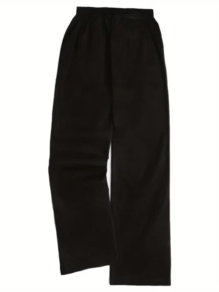 Yegthou Women's Cotton Linen Palazzo Pants