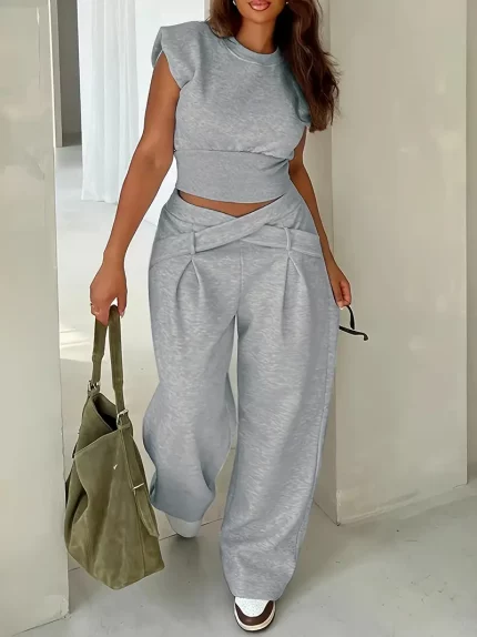 Long Sleeve Loose Top Polyester Blend Women'S