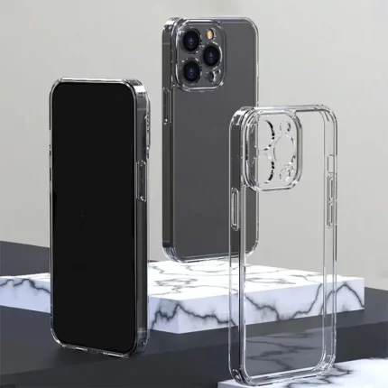 Luxury Clear Flexible TPU Case for iPhone 1514 13 12 11 Pro Max 13 12 Mini 15 14 8 7 Plus SE