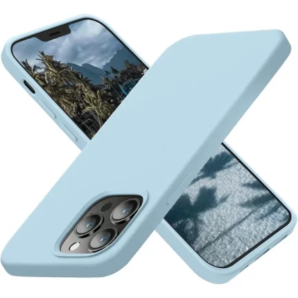 Designed for iPhone 13 Pro Max Case, Silicone Ultra Slim Shockproof Protective Phone