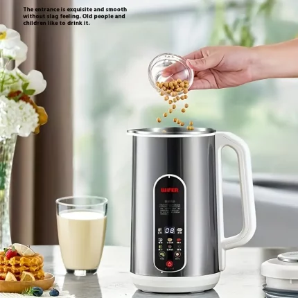 Stainless steel automatic nut milk machine, blender, juicer