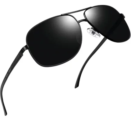 Joopin Metal Aviation Fashion Glasses for Men & Women - Classic Military Style
