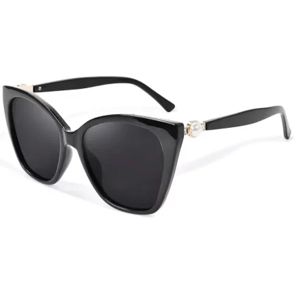 OPTOFENDY Women's Oversized Square Cat-Eye Fashion Glasses Protection