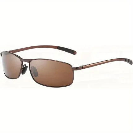 ZHILE Men'S Retro Rectangular Fashion Glasses - Protection, Lightweight